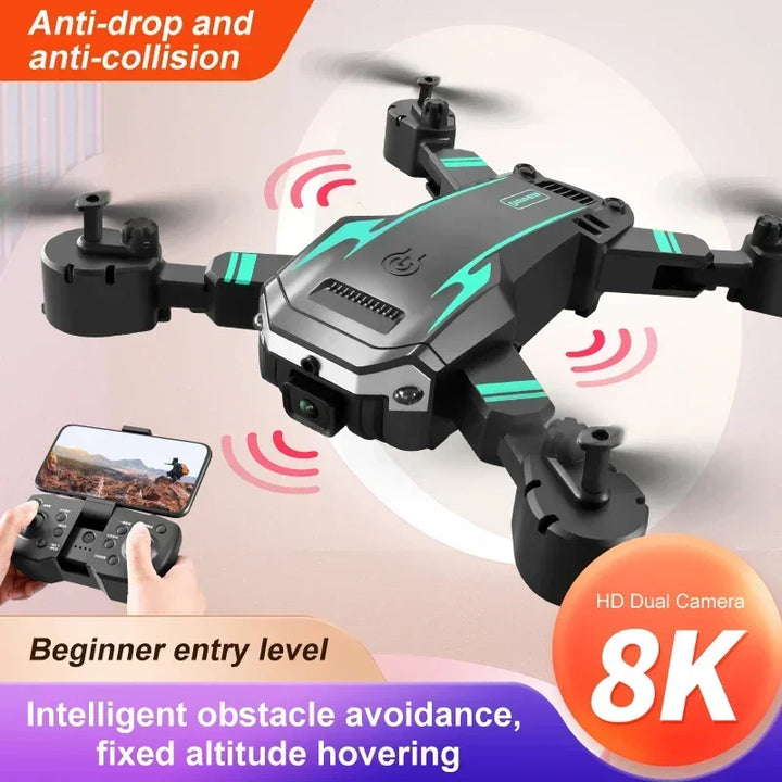 Mini G6 Pro Drone 8K 5G GPS Professional HD Aerial Photography QualCamera Omnidirectional Obstacle Avoidance Quadrotor Toy