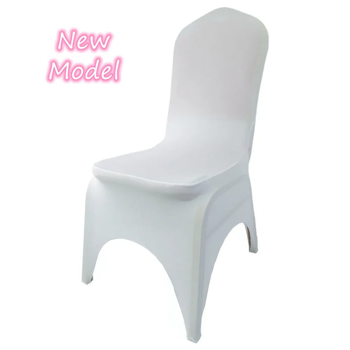 jiaorui 20/30/50/100pcs  Weddings Chair Covers White Black Sun Skirt Seat Covers