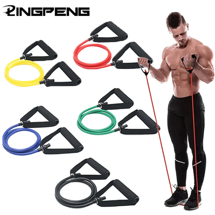 Resistance Bands Set with Handles – Full-Body Workout Equipment for Home, Gym & Travel